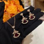 [Eternal Jewelry]DREAM NECKLACE CARNELIAN DIAMOND PINK GOLD - 图片 3