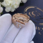 [Eternal Jewelry]SERPENTI RING PINK GOLD DIAMOND - 图片 3