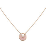 [Eternal Jewelry]AMULETTE ROSE GOLD PINK MOP NECKLACE - 图片 2