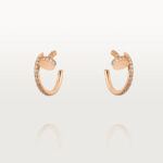 [Eternal Jewelry]JUSTE EARRINGS 12.75MM PINK GOLD DIAMOND - 图片 2