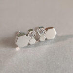 [Eternal Jewelry]BEE LOVE SILVER DIAMOND EARRINGS - 图片 2