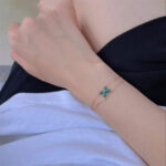 [Eternal Jewelry]JEUX BRACELET MALACHITE PINK GOLD 1 DIAMOND - 图片 5