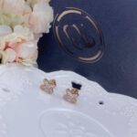 [Eternal Jewelry]JEUX DE PINK GOLD DIAMOND EARRINGS - 图片 4
