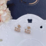 [Eternal Jewelry]JEUX DE PINK GOLD DIAMOND EARRINGS - 图片 6