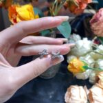 [Eternal Jewelry]JEUX DE SILVER DIAMOND EARRINGS - 图片 2
