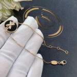 [Eternal Jewelry]JEUX DE BRACELET ONYX PINK GOLD DIAMOND - 图片 5
