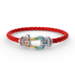 [Eternal Jewelry]FORC LARGE HORSESHOE  COLORED DIAMOND BRACELET SILVER - 图片 10