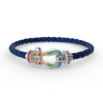[Eternal Jewelry]FORC LARGE HORSESHOE  COLORED DIAMOND BRACELET SILVER - 图片 2