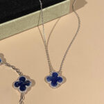 [Eternal Jewelry]CLOVER 15MM PIETERSITE NECKLACE SILVER - 图片 2
