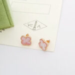 [Eternal Jewelry]Clover Mini Pink Earrings - 图片 3