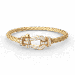[Eternal Jewelry]FORCE LARGE HORSESHOE FULL DIAMOND BRACELET GOLD - 图片 3