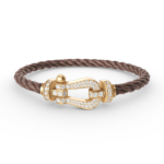 [Eternal Jewelry]FORCE LARGE HORSESHOE FULL DIAMOND BRACELET GOLD - 图片 6