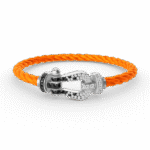 [Eternal Jewelry]FORCE LARGE HORSESHOE BLACK WHITE DIAMOND BRACELET SILVER - 图片 6