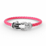 [Eternal Jewelry]FORCE LARGE HORSESHOE BLACK WHITE DIAMOND BRACELET SILVER - 图片 11