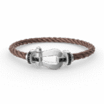 [Eternal Jewelry]FORCE LARGE HORSESHOE BLACK DIAMOND BRACELET SILVER - 图片 7