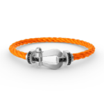 [Eternal Jewelry]FORCE LARGE HORSESHOE BLACK DIAMOND BRACELET SILVER - 图片 8