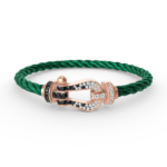 [Eternal Jewelry]FORCE LARGE HORSESHOE BLACK WHITE DIAMOND BRACELET ROSE GOLD - 图片 13