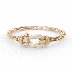 [Eternal Jewelry]FORCE LARGE HORSESHOE CLASP  METAL BRACELET - 图片 2