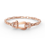 [Eternal Jewelry]FORCE LARGE HORSESHOE CLASP  METAL BRACELET - 图片 5