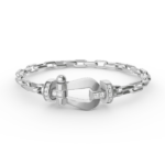 [Eternal Jewelry]FORCE LARGE HORSESHOE CLASP  METAL BRACELET - 图片 10