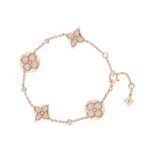 [Eternal Jewelry]STAR AND SUN 4 MOTIFS GOLD DIAMONDS BRACELET - 图片 2