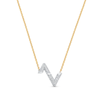 [Eternal Jewelry]VOLT SILVER DIAMOND PEDANT NECKLACE - 图片 2