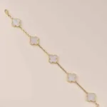 [Eternal Jewelry]CLOVER  5 MOTIF WHITE MOP BRACELET - 图片 8