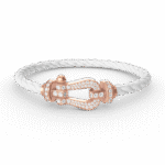 [Eternal Jewelry]FORCE LARGE HORSESHOE FULL DIAMOND BRACELET ROSE GOLD - 图片 14