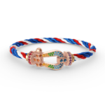 [Eternal Jewelry]FORCE LARGE HORSESHOE  COLORED DIAMOND BRACELET ROSE GOLD - 图片 5