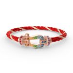 [Eternal Jewelry]FORCE LARGE HORSESHOE  COLORED DIAMOND BRACELET ROSE GOLD - 图片 10