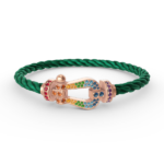 [Eternal Jewelry]FORCE LARGE HORSESHOE  COLORED DIAMOND BRACELET ROSE GOLD - 图片 11