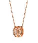 [Eternal Jewelry]PARENTESI NECKLACE PINK GOLD DIAMOND - 图片 2