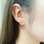 [Eternal Jewelry]FRIVOLE  FLOWER PINK EARRINGS - 图片 2