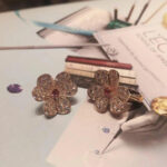 [Eternal Jewelry]FRIVOLE PINK GOLD FLOWER DIAMOND EARRINGS - 图片 2