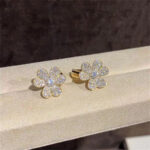 [Eternal Jewelry]FRIVOLE GOLD FLOWER DIAMOND EARRINGS - 图片 3