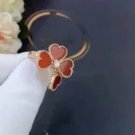 [Eternal Jewelry]SWEET CLOVER CARNELIAN RING - 图片 2