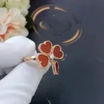 [Eternal Jewelry]SWEET CLOVER CARNELIAN RING - 图片 4