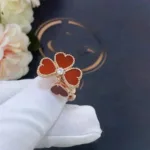 [Eternal Jewelry]SWEET CLOVER CARNELIAN RING - 图片 6