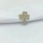 [Eternal Jewelry]SWEET CLOVER WHITE MOP RING - 图片 2
