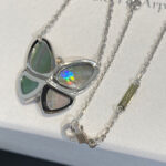 [Eternal Jewelry]LARGE BUTTERFLY SILVER PENDANT DIAMOND NECKLACE - 图片 6