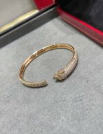 [Eternal Jewelry]PANTHERE FULL DIAMOND OPEN BRACELET