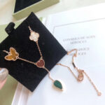 [Eternal Jewelry]LUCKY SPRING 4 MOTIFS ROSE GOLD NECKLACE - 图片 2