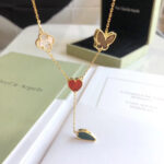 [Eternal Jewelry]LUCKY SPRING 4 MOTIFS ROSE GOLD NECKLACE - 图片 3