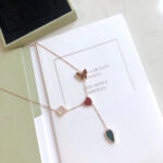 [Eternal Jewelry]LUCKY SPRING 4 MOTIFS ROSE GOLD NECKLACE - 图片 4