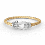 [Eternal Jewelry]FORCE LARGE HORSESHOE FULL DIAMOND BRACELET SILVER - 图片 4