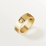 [Eternal Jewelry]LOVE RING 5.5MM 3 DIAMONDS PINK GOLD - 图片 2