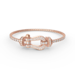 [Eternal Jewelry]FORCE  LARGE HORSESHOE FULL DIAMOND TENNIS BRACELET - 图片 2